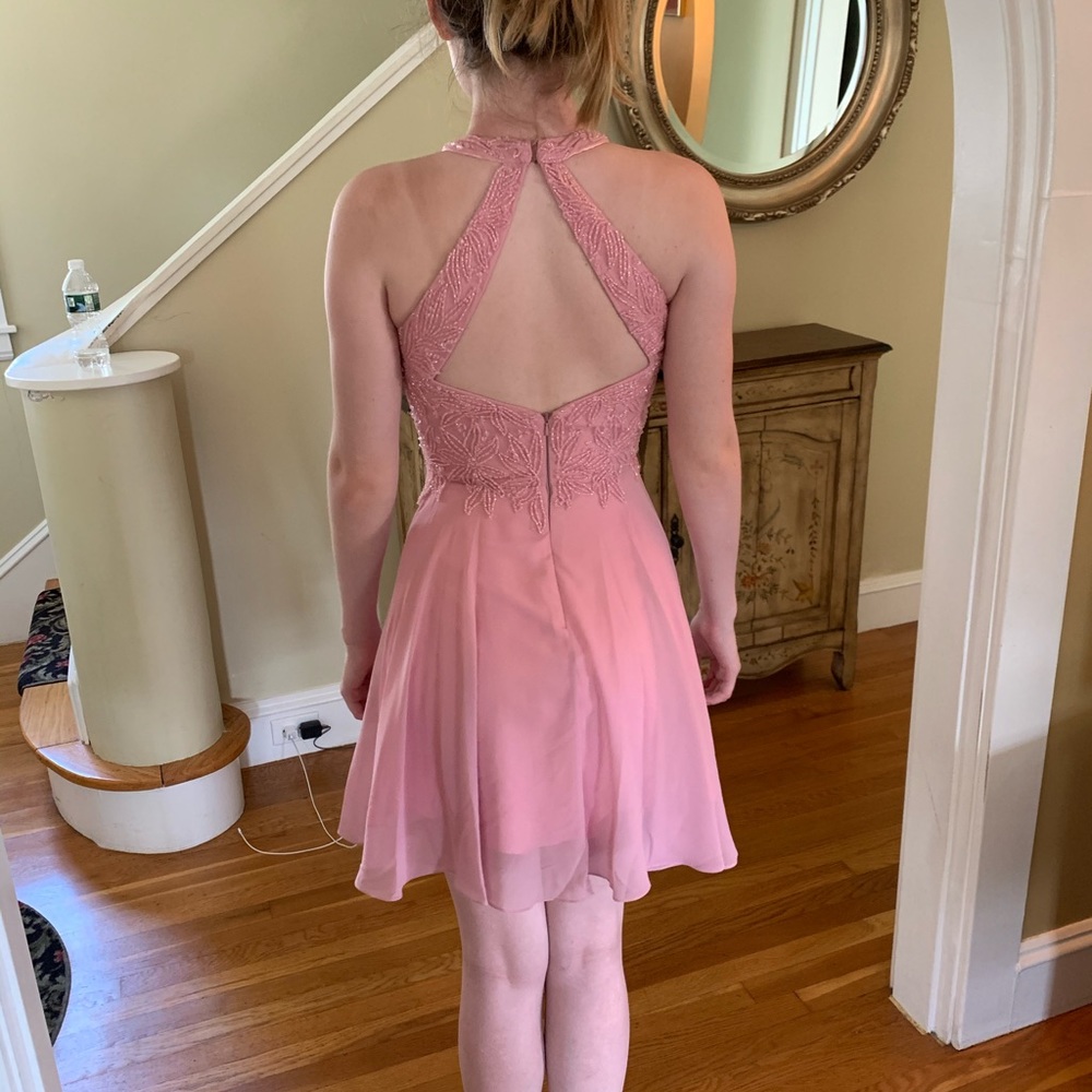 Pink formal dress